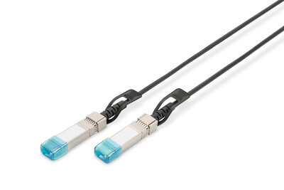 DIGITUS Kabel SFP+ 10G DAC 0.5m schwarz AWG 30 HPE komp.