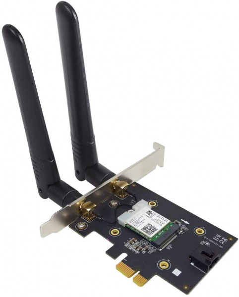 Killer Wi-Fi 6 AX1650 PCIe Karte für Desktop PC mit Modul