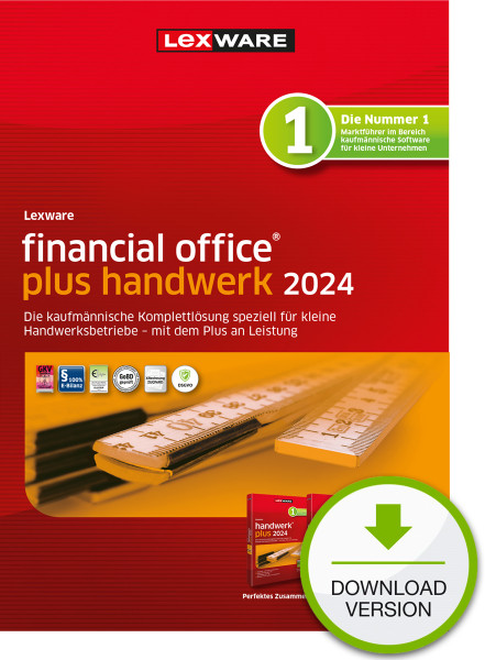 Lexware ESD financial office plus handwerk 2024 Download Jah
