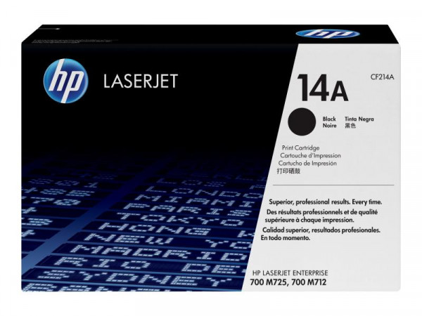 Toner HP M712dn a3 black CF214A 10000 Seiten