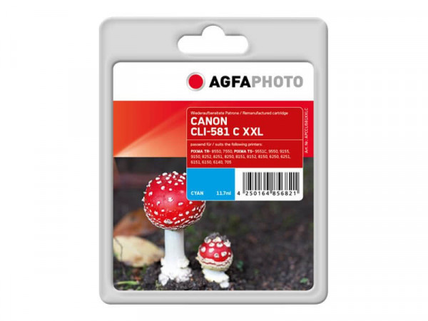 AgfaPhoto Patrone Canon APCCLI581XXLC ers. CLI-581 XXL cyan