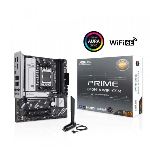 Mainboard ASUS PRIME B840M-A WIFI (AMD,AM5,DDR5,mATX)