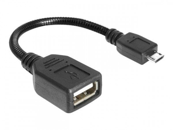USB Kabel Delock A -> Micro-B Bu/St OTG 0.15m sw