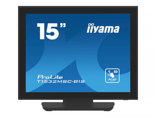 IIYAMA 38.0cm (15") T1532MSC-B1S 4:3 M-Touch HDMI+DP TN