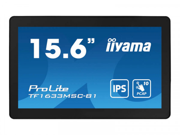 IIYAMA 39.5cm (15,6") TF1633MSC-B1 16:9 Touch HDMI+DP bl