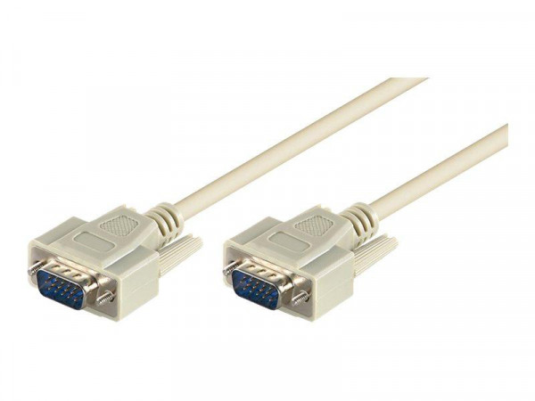 VGA-Kabel D-Sub15 -> D-Sub15 St/St 2.00m beige