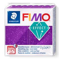 FIMO Mod.masse Fimo effect lila glitter