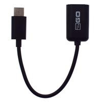 2GO USB OTG Host Kabel-schwarz-14,5cm USB-On-the-Go-Type C