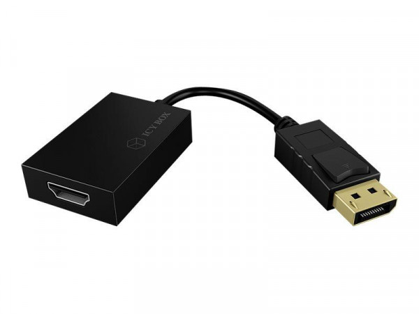 Adapter IcyBox 1x DisplayPort Stecker -> 1x HDMI Buchse