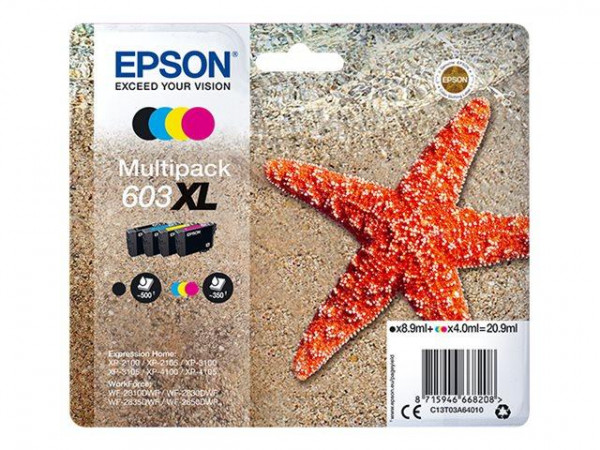 Patrone Epson 603XL T03A6 Multipack XL 4er Pack
