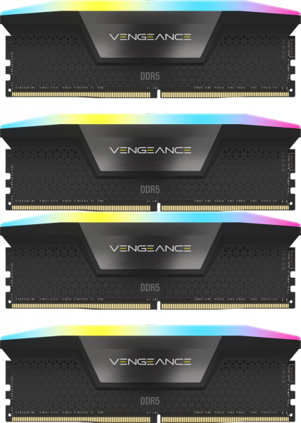 DDR5 64GB PC 5600 CL36 CORSAIR KIT (4x16GB) Vengeance RGB black