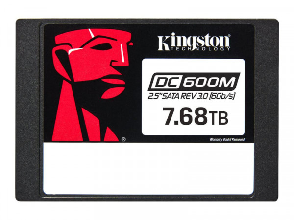 SSD 7,6TB Kingston 2,5" (6.4cm) SATAIII DC600M retail