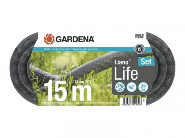 Gardena Liano Life 1/2", 15 m Set