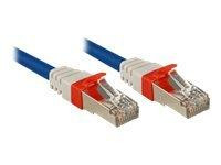 Lindy Patchkabel Cat6(A) SSTP / S/FTP PIMF blau 3.00m 10Gbit