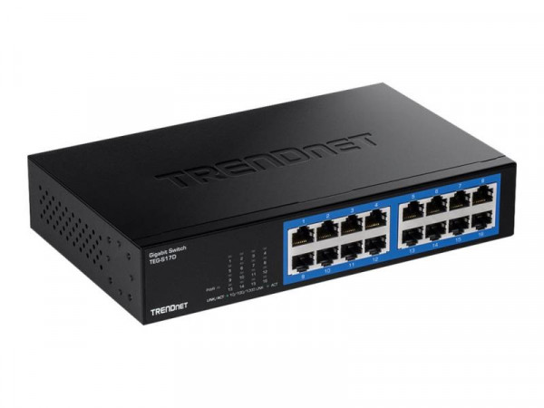 TRENDnet Switch 16 Port Gbit Desktop Switch /w metal