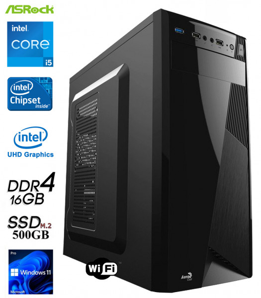PC OfficeLine i5-12500 16GB-DDR4 500GB-SSD WiFi W11Pro