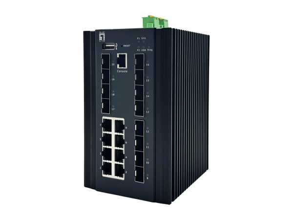 LevelOne Switch 20x GE IGU-2072 8x 1GbE,8x 2.5GbE SFP sw