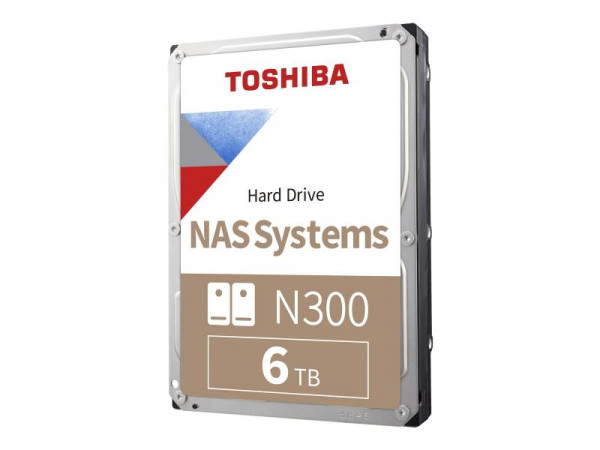 Toshiba 8.9cm (3.5") 6TB SATA3 NAS N300 Gold 7200 256MB