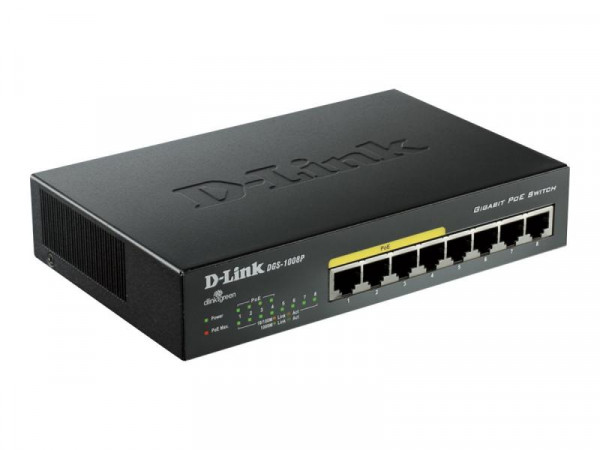 Switch D-Link DGS-1008P 8*GE PoE