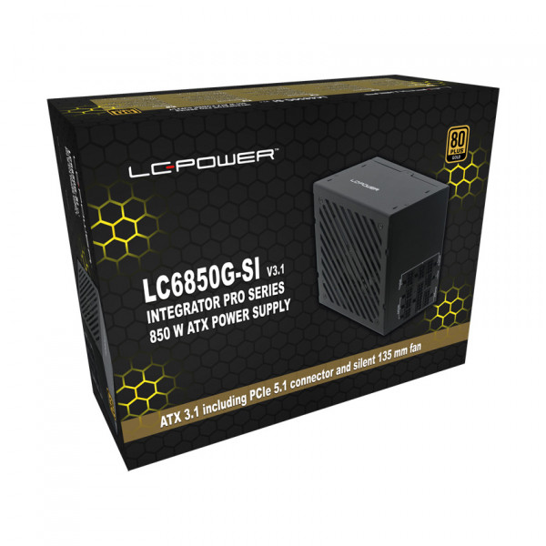 LC-Power Netzteil 850W Integrator Pro Modular (80+Gold)