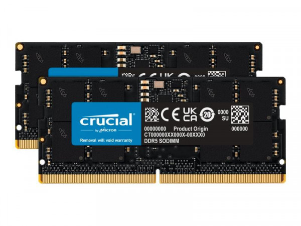 SO DDR5 32GB PC 4800 CL40 KIT (2x16GB) Crucial Value 1,1V