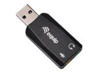 Equip USB-Soundadapter als weitere Soundkarte f. Headsets
