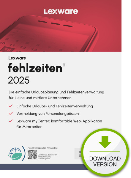 Lexware fehlzeiten 2025 ABO Download