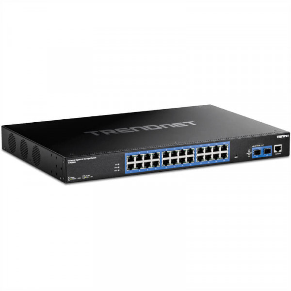 TRENDnet 26-Port Industrial Gigabit L2 Managed RM Switch