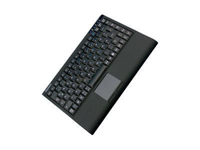 Tastatur Keysonic ACK-540U+ (UK) Mini SoftSkin black retail