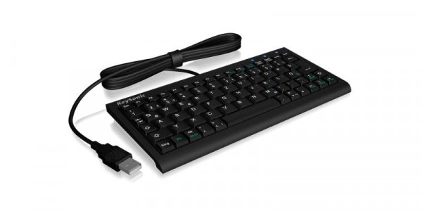 Tastatur Keysonic ACK-3401U (DE) Mini Tastatur black