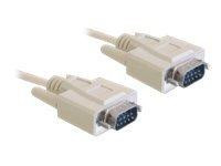 Seriell Kabel Delock D-Sub9 -> D-Sub9 RS-232 St/St 2.00m