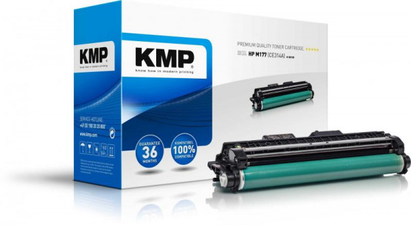 KMP Trommel HP CE314A black 14000 S. H-DR185 kompatibel