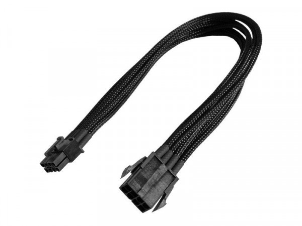 Kabel Nanoxia 8er PCI-E Verlängerung, 30 cm, Single, schwarz