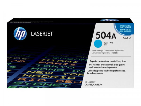 Toner HP CP3525 cyan CE251A 7000 Seiten