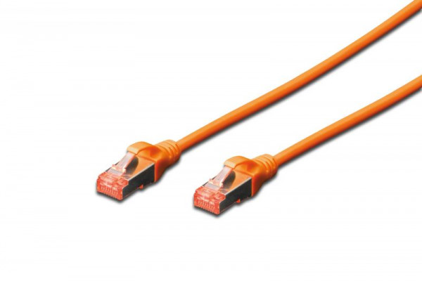 DIGITUS Patchkabel Cat6 S/FTP 2xRJ45 1.0m oran