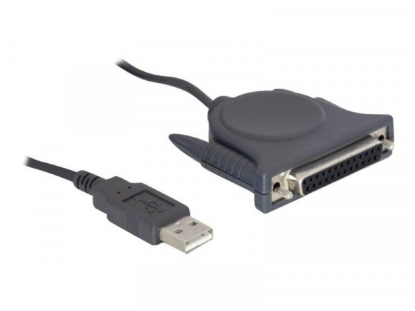 USB1.1 Kabel Delock A -> D-Sub25 St/Bu 1.80m sw