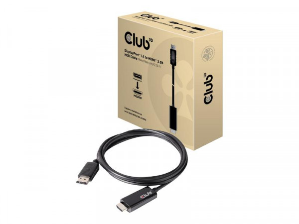 Club3D Kabel DisplayPort > HDMI 2.0b HDR 4K60Hz aktiv 2m