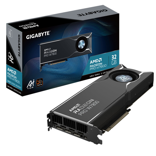 Gigabyte Radeon Pro W7800 AI TOP 32GB GDDR6 DP 3xMini DP