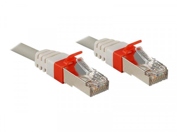Lindy Patchkabel Cat6(A) SSTP / S/FTP PIMF grau 3.00m 10Gbit