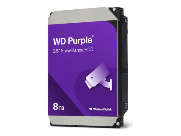 WD Purple 8.9cm (3.5") 8TB SATA3 5640 128MB WD85PURZ