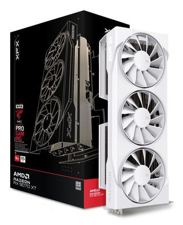 XFX RX 9070XT OC White Gaming Swift 16GB GDDR6 HDMI 3xDP