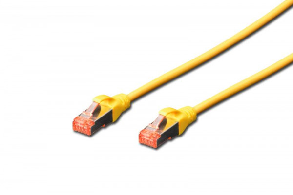 DIGITUS Patchkabel Cat6 S/FTP 2xRJ45 10.0m gelb