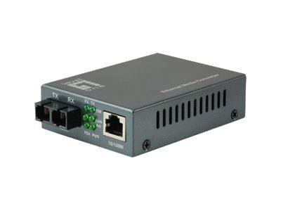 (B-Ware) LevelOne Media Konverter FVT-1102 RJ45>SC SM 2km