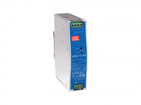 LevelOne ind. Netzteil POW-4822 48VDC 75W DIN-Schiene PoE