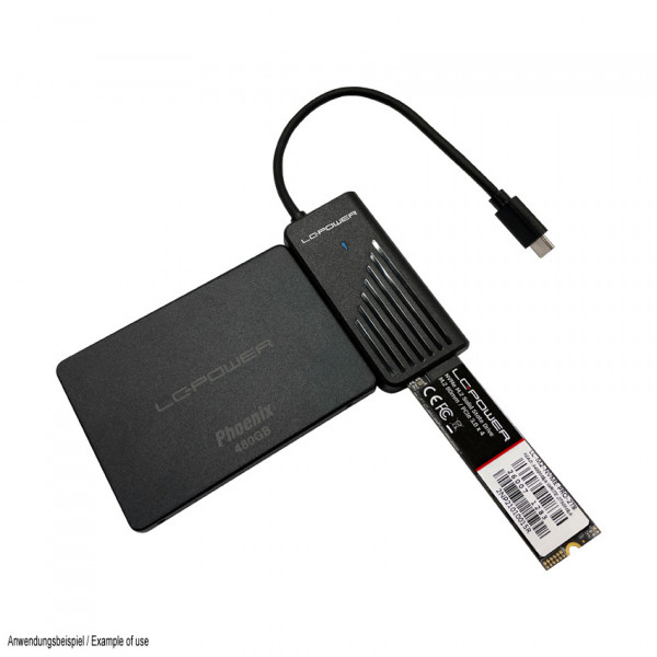 LC-Power Adapter LC-ADA-USB-SATA-NVMe