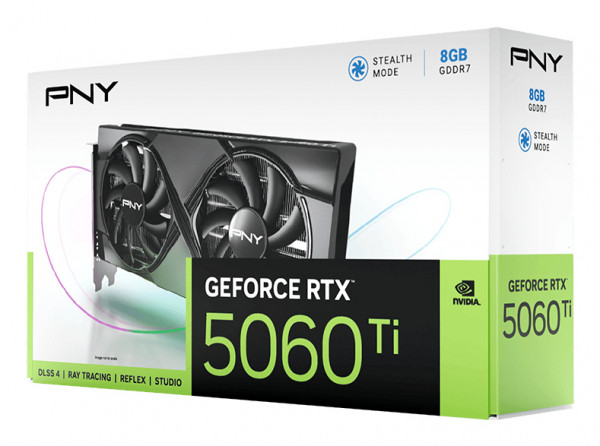 PNY RTX5060 TI VERTO Dual Fan 8GB GDDR7 HDMI 3xDP
