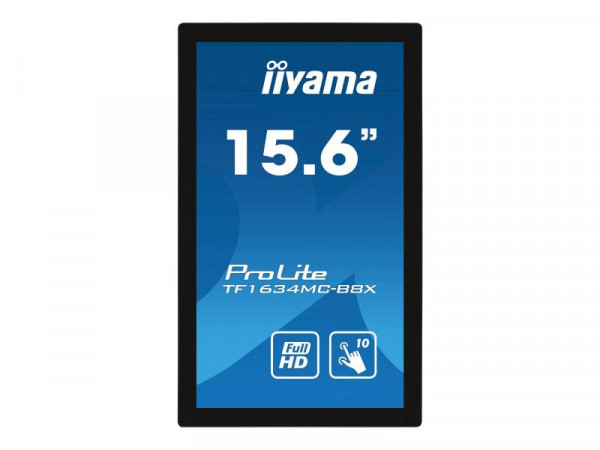 IIYAMA 39.5cm (15,6") TF1634MC-B8X 16:9 M-Touch HDMI+DP