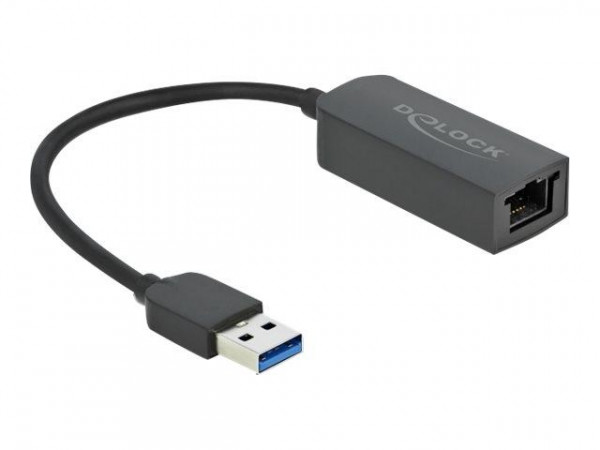 DELOCK Adapter USB Typ-A Stecker zu 2,5 Gigabit LAN kompakt