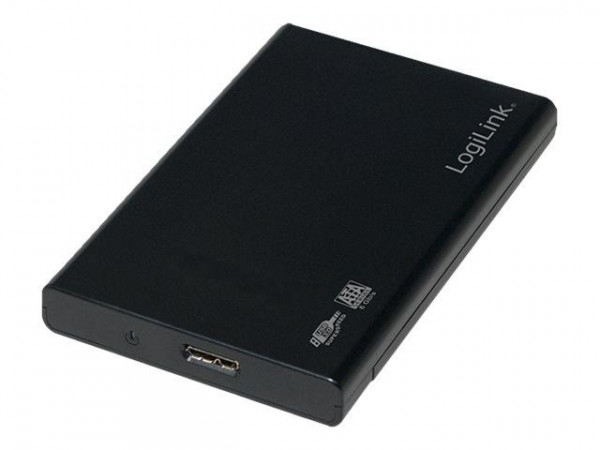 LogiLink USB 3.0 2,5&quot; Extern. Super Slim, screwless, schwarz