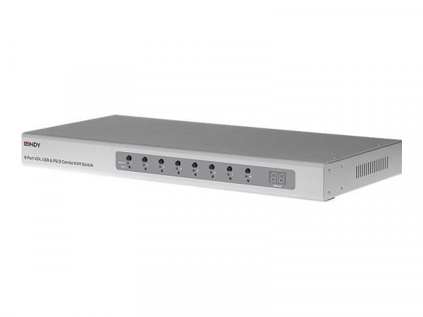 Lindy KVM Switch 8 Port VGA, USB & PS/2 Combo